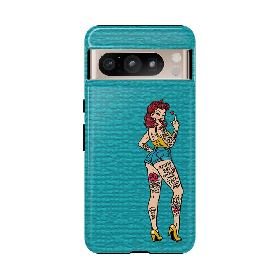 Stupid Boys Tough Phone Case