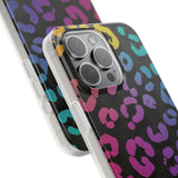 Vibrant Leopard Print Flexi Phone Case