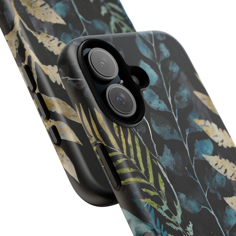 Dark Floral Tough Phone Case