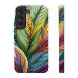 Vibrant Tropical Leaf Tough Phone Case