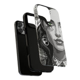 Green Eyed Devilish Beauty Tough Phone Case