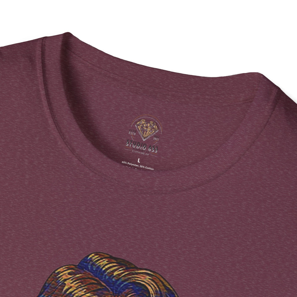 Clothed With Strength Tattooed Pin Up Vintage Graphic Tee