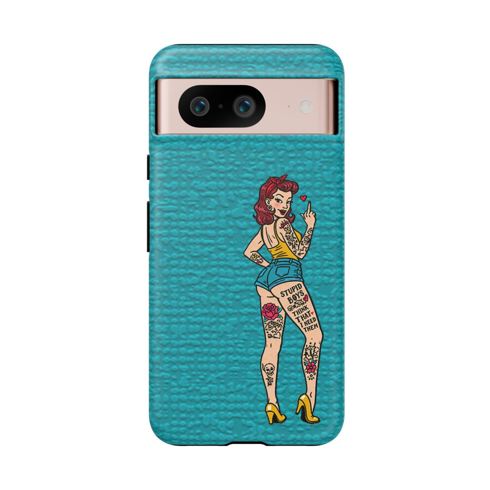 Stupid Boys Tough Phone Case
