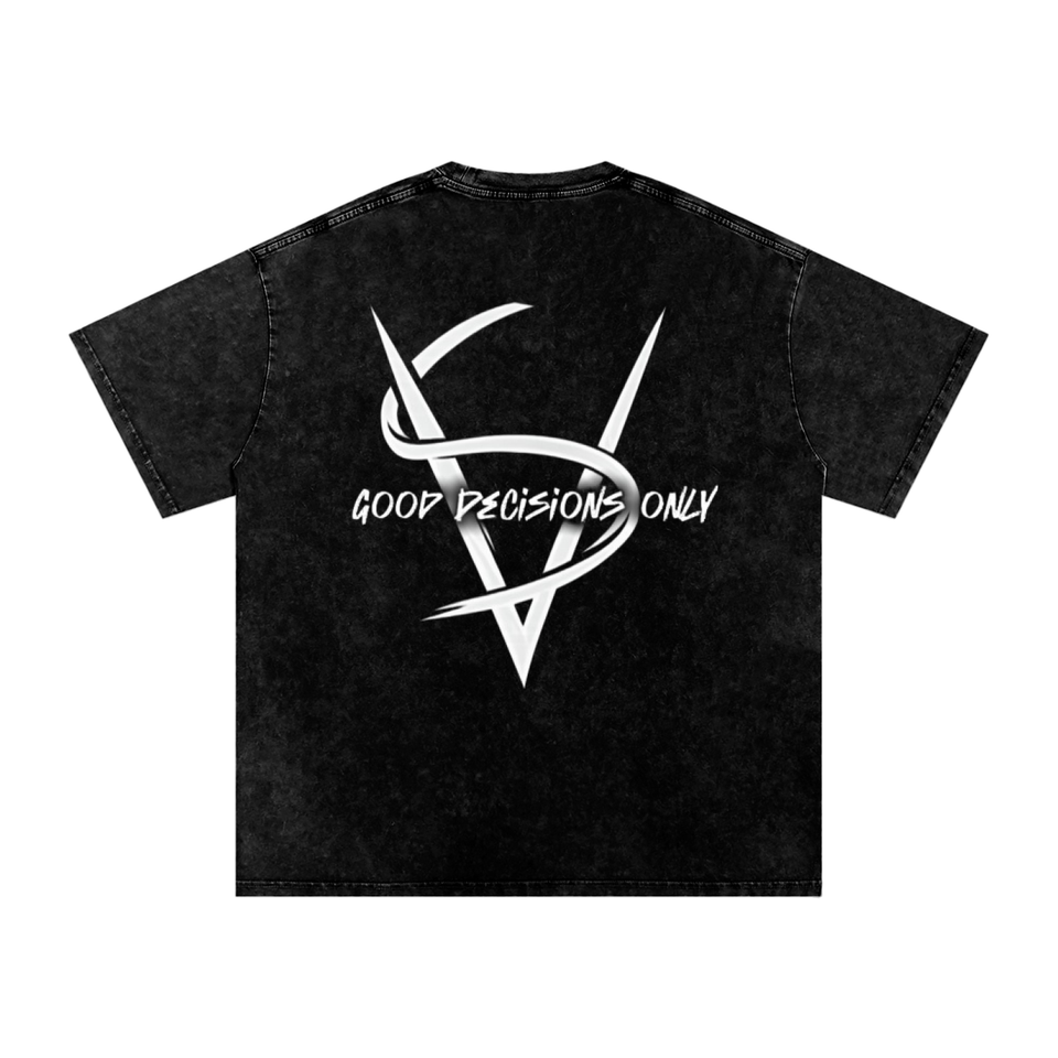Oversized good decisions only, Ventra tee