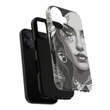 Green Eyed Devilish Beauty Tough Phone Case