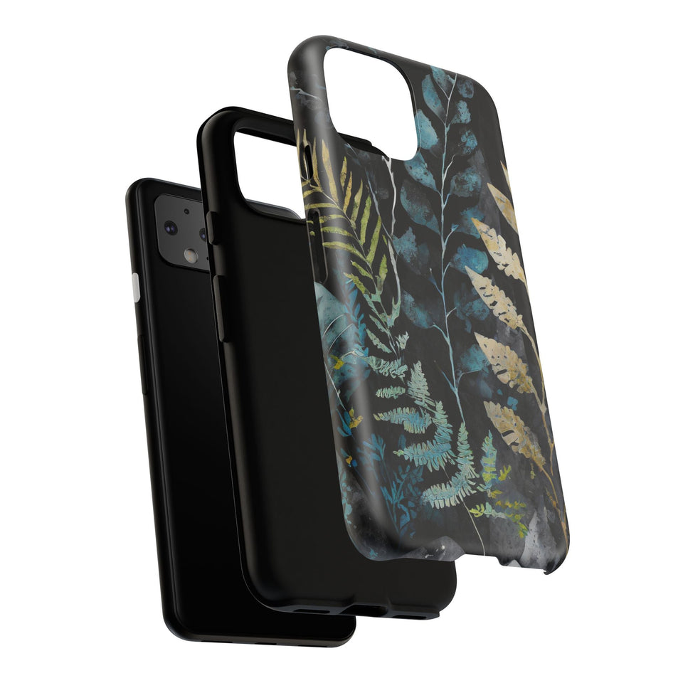 Dark Floral Tough Phone Case