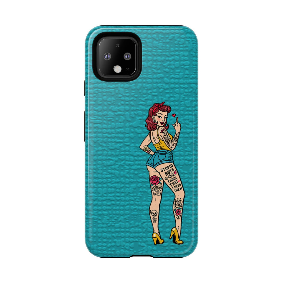 Stupid Boys Tough Phone Case