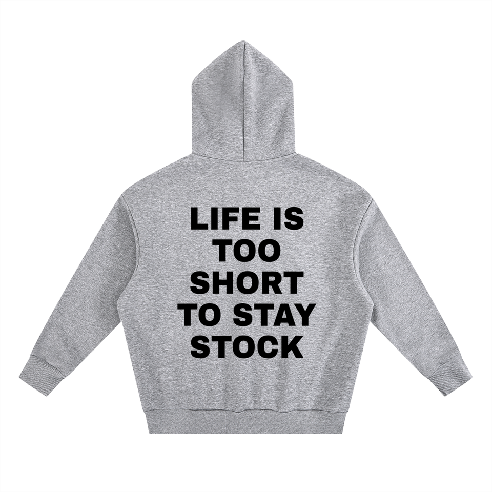 Blocky Life Is Short Hoodie