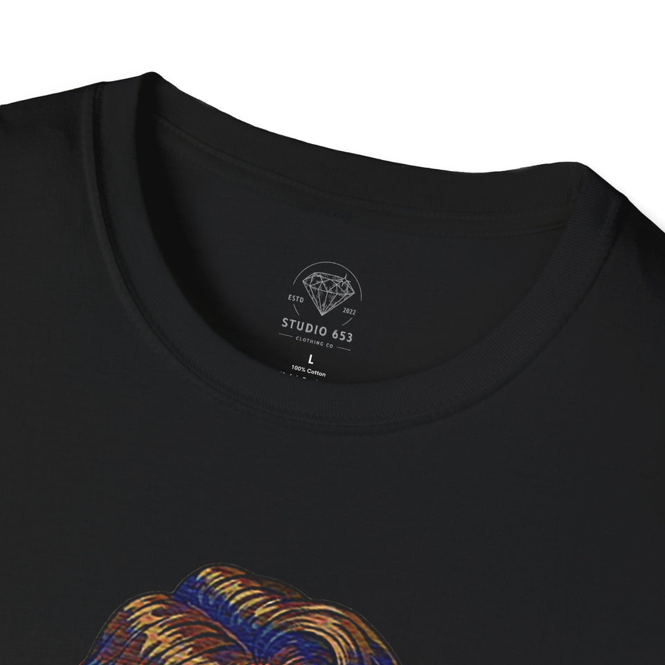 Clothed With Strength Tattooed Pin Up Vintage Graphic Tee