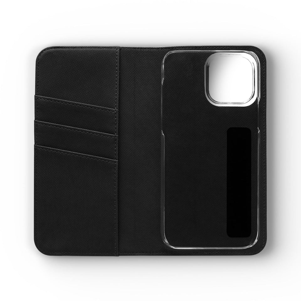 Sugar Skull Flip Wallet Phone Case
