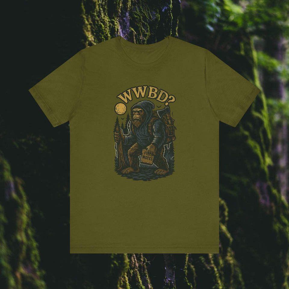 WWBD–What Would Bigfoot Do? Unisex T-Shirt