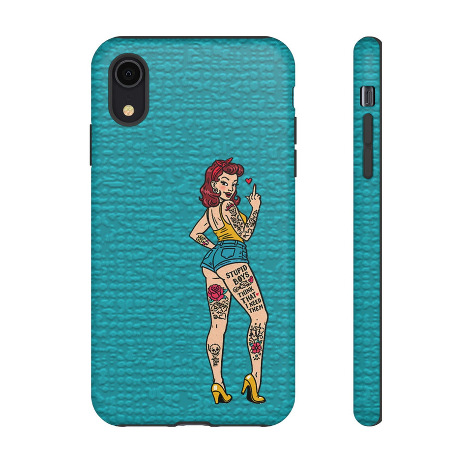 Stupid Boys Tough Phone Case