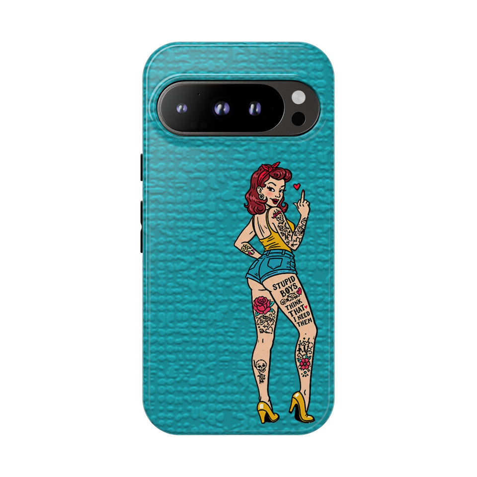 Stupid Boys Tough Phone Case