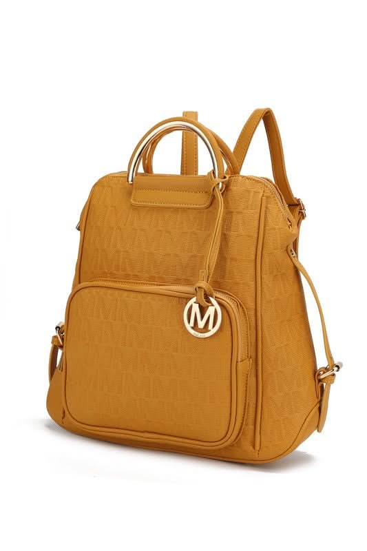 MKF Torra Milan Signature Trendy Vegan Leather Backpack Mia