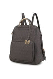MKF Torra Milan Signature Trendy Vegan Leather Backpack Mia