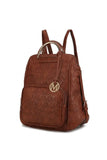 MKF Torra Milan Signature Trendy Vegan Leather Backpack Mia