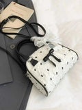 Chic Ruched Bow : Crossbody Bag