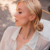 The Boho Mini Earring - Aquamarine and Iolite
