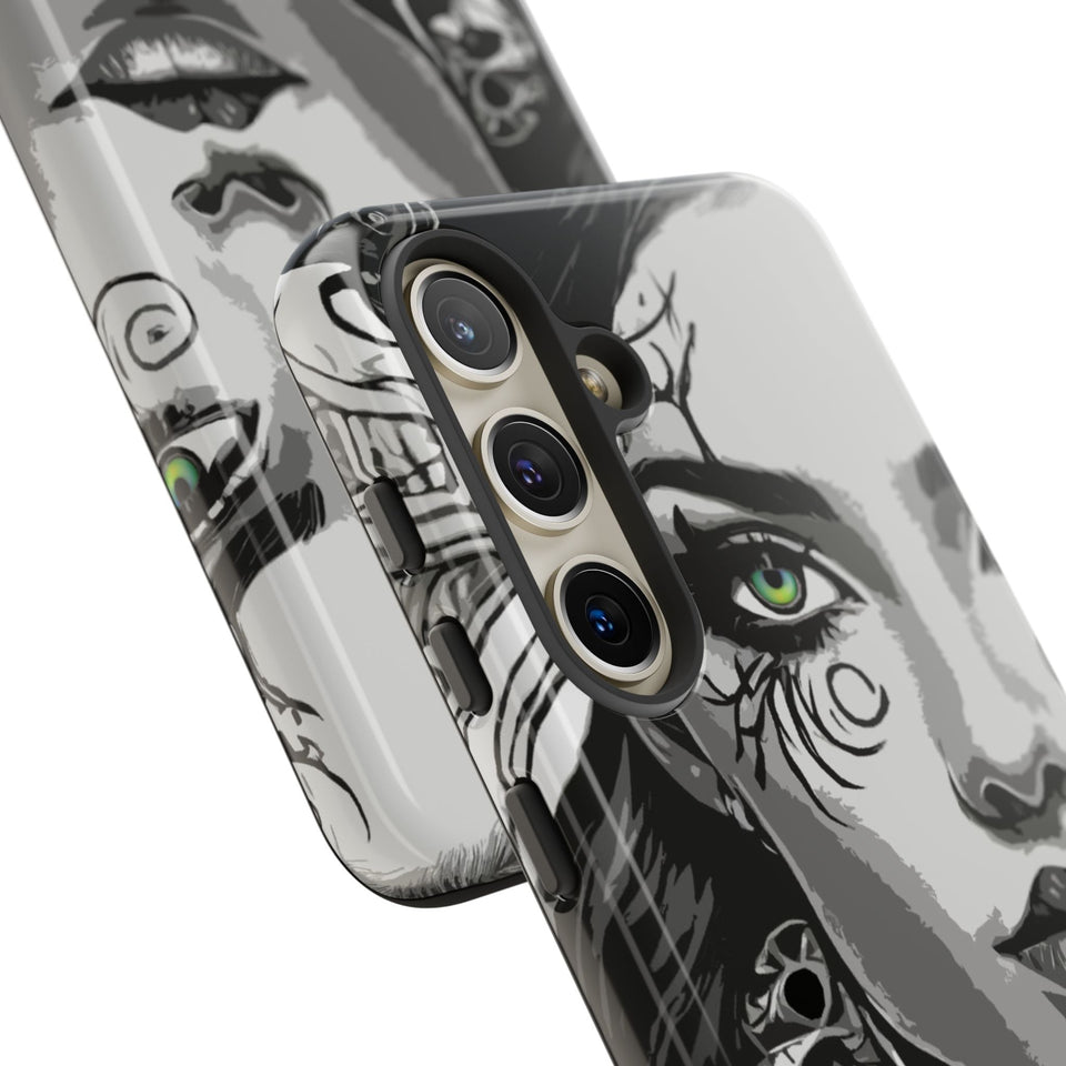 Green Eyed Devilish Beauty Tough Phone Case