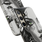 Green Eyed Devilish Beauty Tough Phone Case