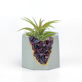 GARNET GEODE PLANTER