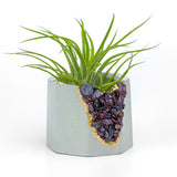 GARNET GEODE PLANTER