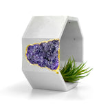 AMETHYST GEODE PLANTER