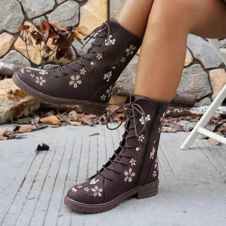 Flare Formal Dress Boots - Chic & Stylish