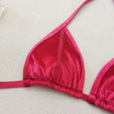 2025 New Shiny Red Sexy two piece swimsuit - Wear with style