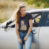 Vintage Tattoo's Are Trashy Pin Up Slim Fit Graphic Tee