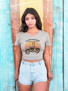 Put Something Exciting Between Your Legs Slim Fit Graphic Tee