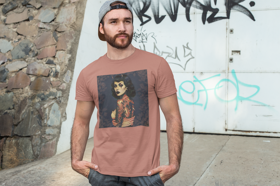 Contemporary Devlish Lady Graphic Tee