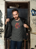 Abstract Ice Cream Skull Graphic Tee