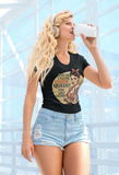 Cootie Queen V-Neck Graphic Tee