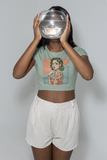 Vintage Pin Up Retro Crop Top