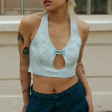 Bu Sleeveless Top Jade Blue