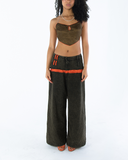 Dong Cropped Reversible Apron Top Phoenix Red