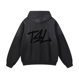 Graffiti Oversized Fade Hoodie