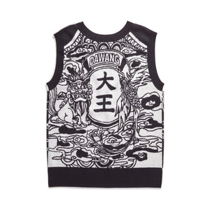 DAWANG Double Sided Jacquard Sweater Vest