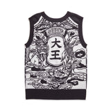 DAWANG Double Sided Jacquard Sweater Vest