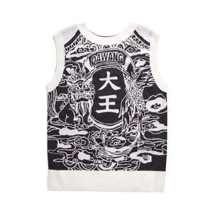 DAWANG Double Sided Jacquard Sweater Vest