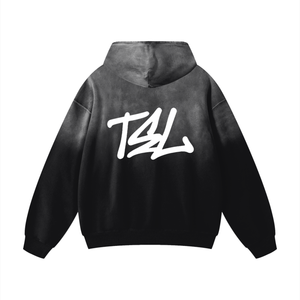 Graffiti Oversized Fade Hoodie