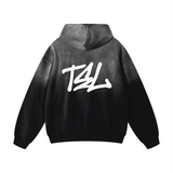 Graffiti Oversized Fade Hoodie