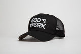 God’s Work- Signature Series Black Mesh Snap-back