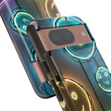 Colorful Neon Smiley Face Phone Case - Tough & Stylish Protection
