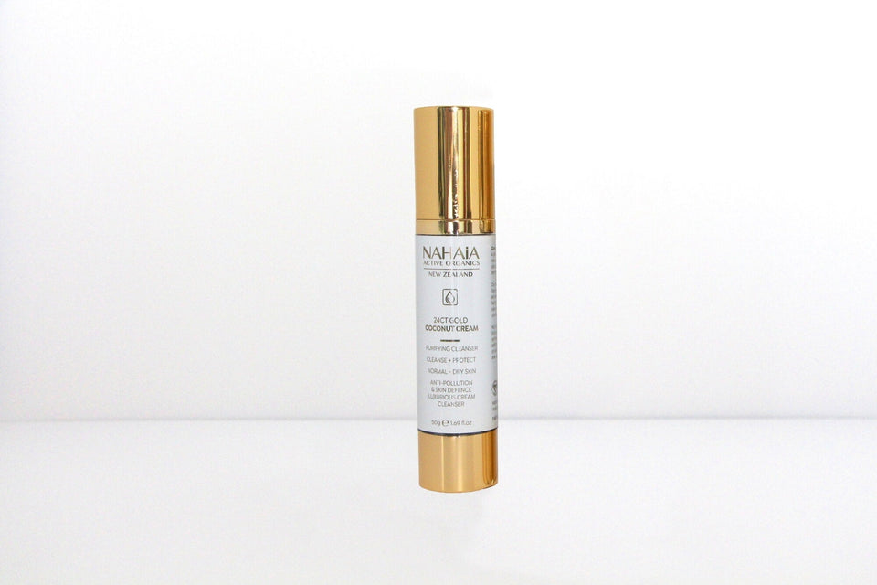 24CT GOLD COCONUT CREAM PURIFYING CLEANSER 1.76 fl oz - Wear with style