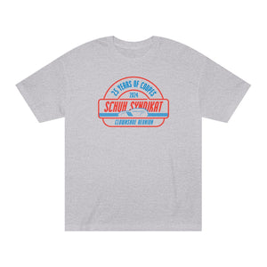 25 Years of Coupes - Schuh Syndikat Clownshoe Reunion Tee - Unisex American Apparel Classic T-Shirt - Wear with style