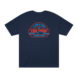 25 Years of Coupes - Schuh Syndikat Clownshoe Reunion Tee - Unisex American Apparel Classic T-Shirt - Wear with style