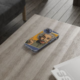 Edgy Einstein Clear Phone Cases