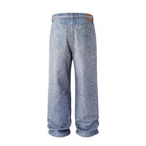 AZUL RHINESTONE DENIM (UNISEX)